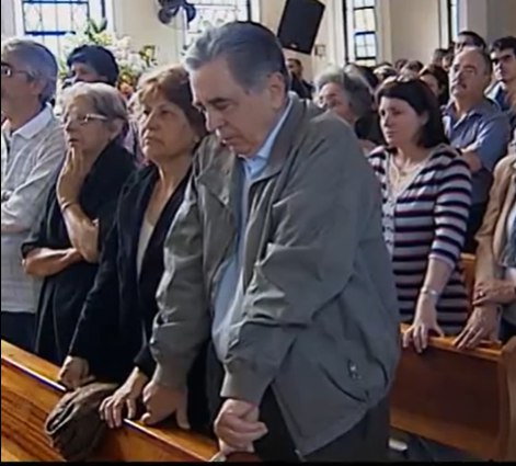2012 - Missa em homenagem ao Padre Padre Antonio Francisco Fernandes na igreja São Francisco de Assis e Santa Clara, em Uberlândia, MG